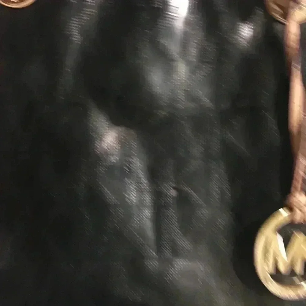 Michael kors Black Patent leather hobo bag